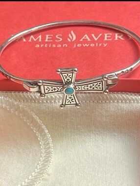 James Avery Retired, Rare & Hard to fine with Turquoise Accent Bracelet
